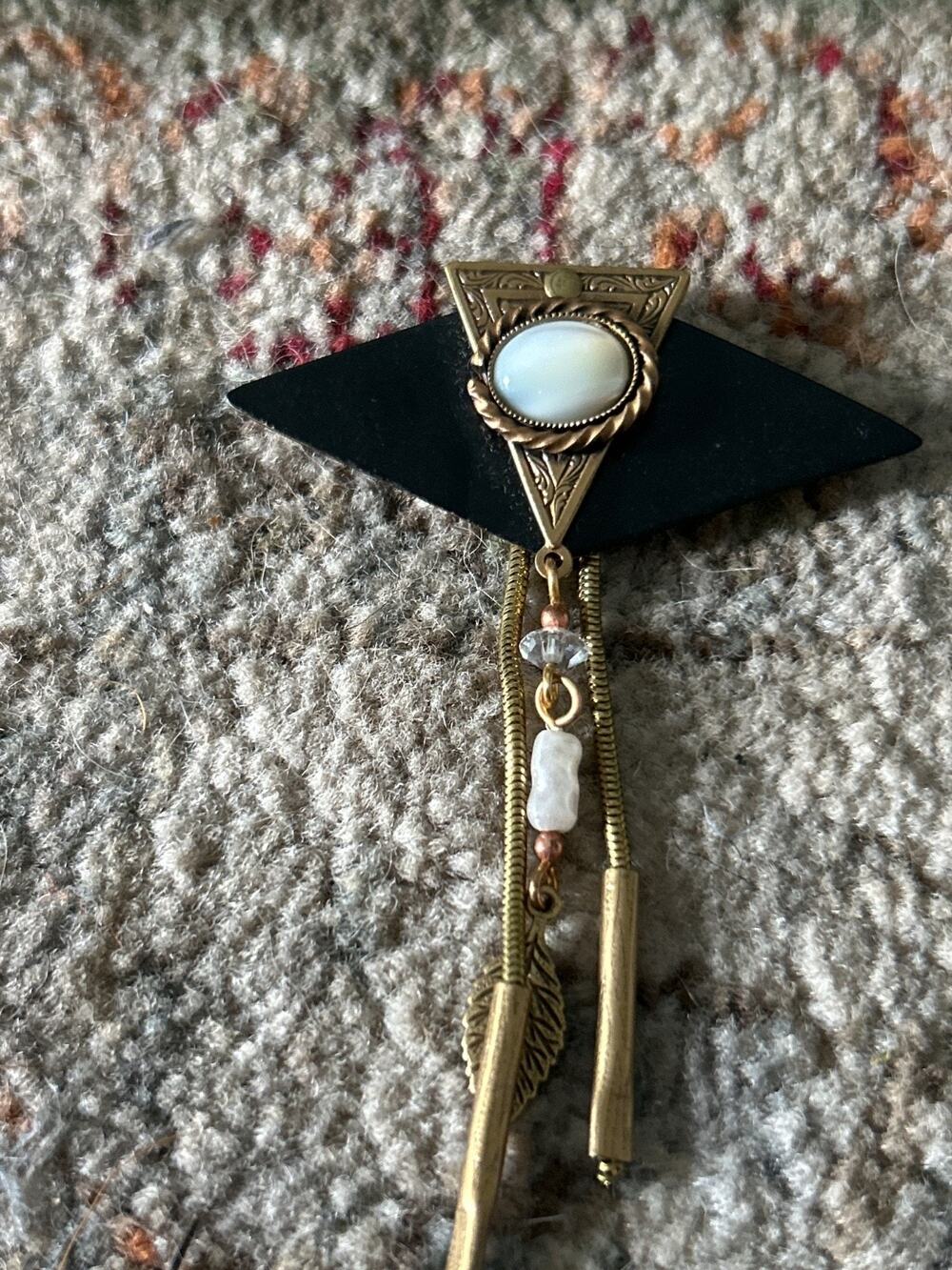 Vintage Southwestern Modernist Brooch